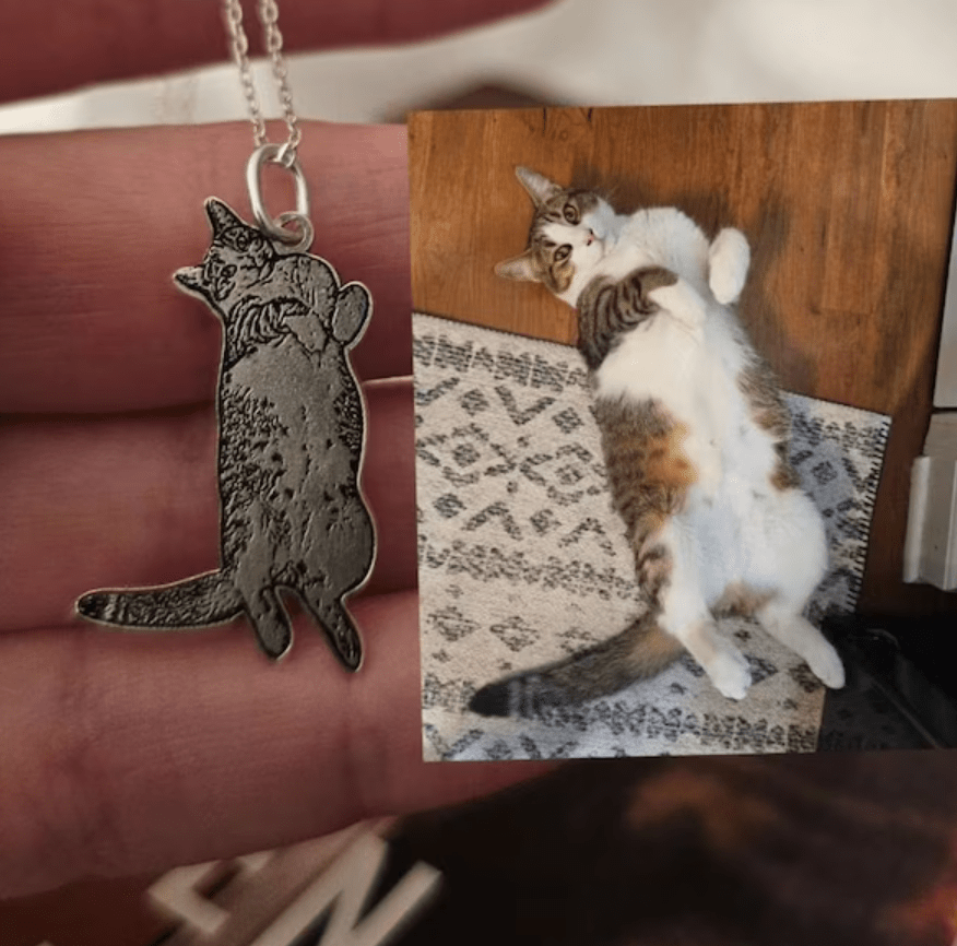 Custom-Made Kitty Charm - carry your kitty with you, forever