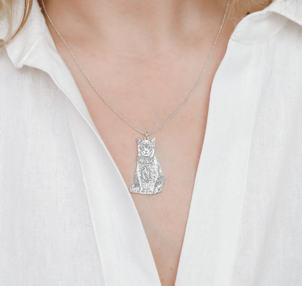 Custom-Made Kitty Charm - carry your kitty with you, forever
