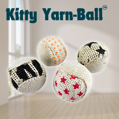 Kitty Yarn-Ball [4 pack]