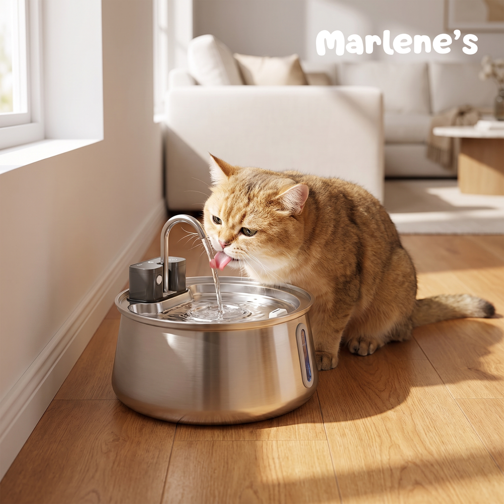 Wireless Stainless Steel Water Fountain