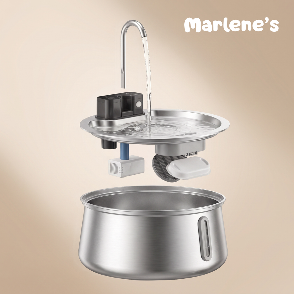 Wireless Stainless Steel Water Fountain