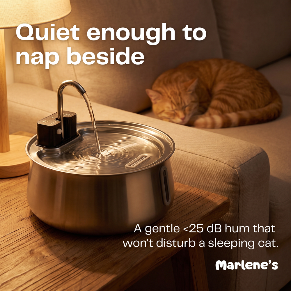 Wireless Stainless Steel Water Fountain