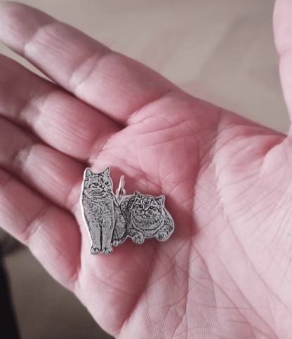 Custom-Made Kitty Charm - carry your kitty with you, forever