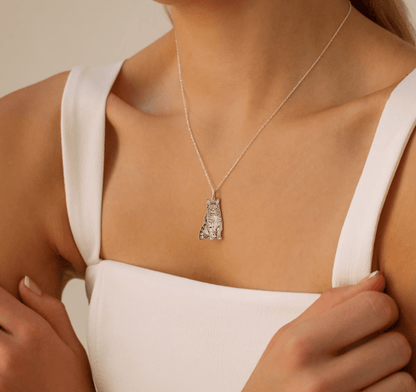 Custom-Made Kitty Charm - carry your kitty with you, forever