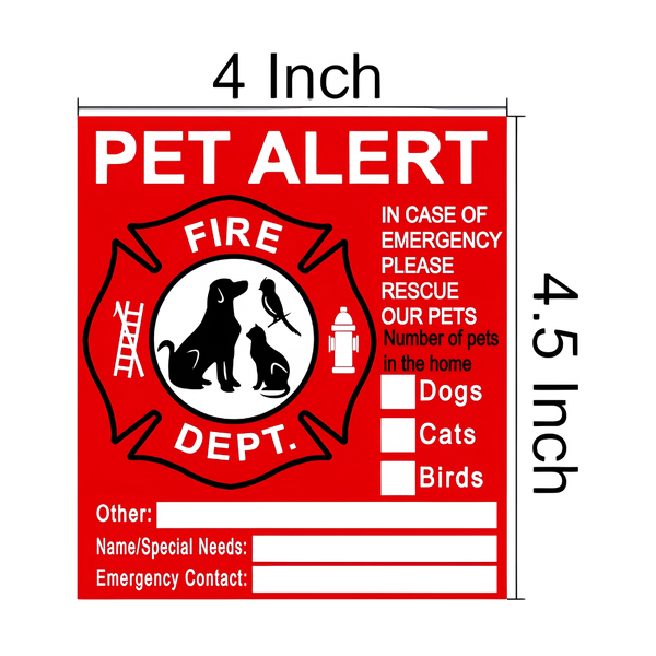 Rescue Door Stickers [2 Pack]