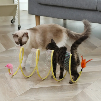 Tunnel With Feathers And Sisal Toy