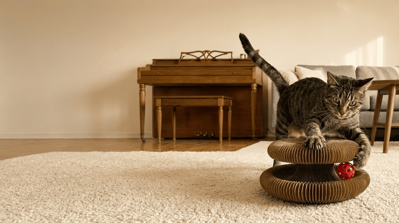 I Tested the Kitty Kurlz Scratcher So You Don't Have To!