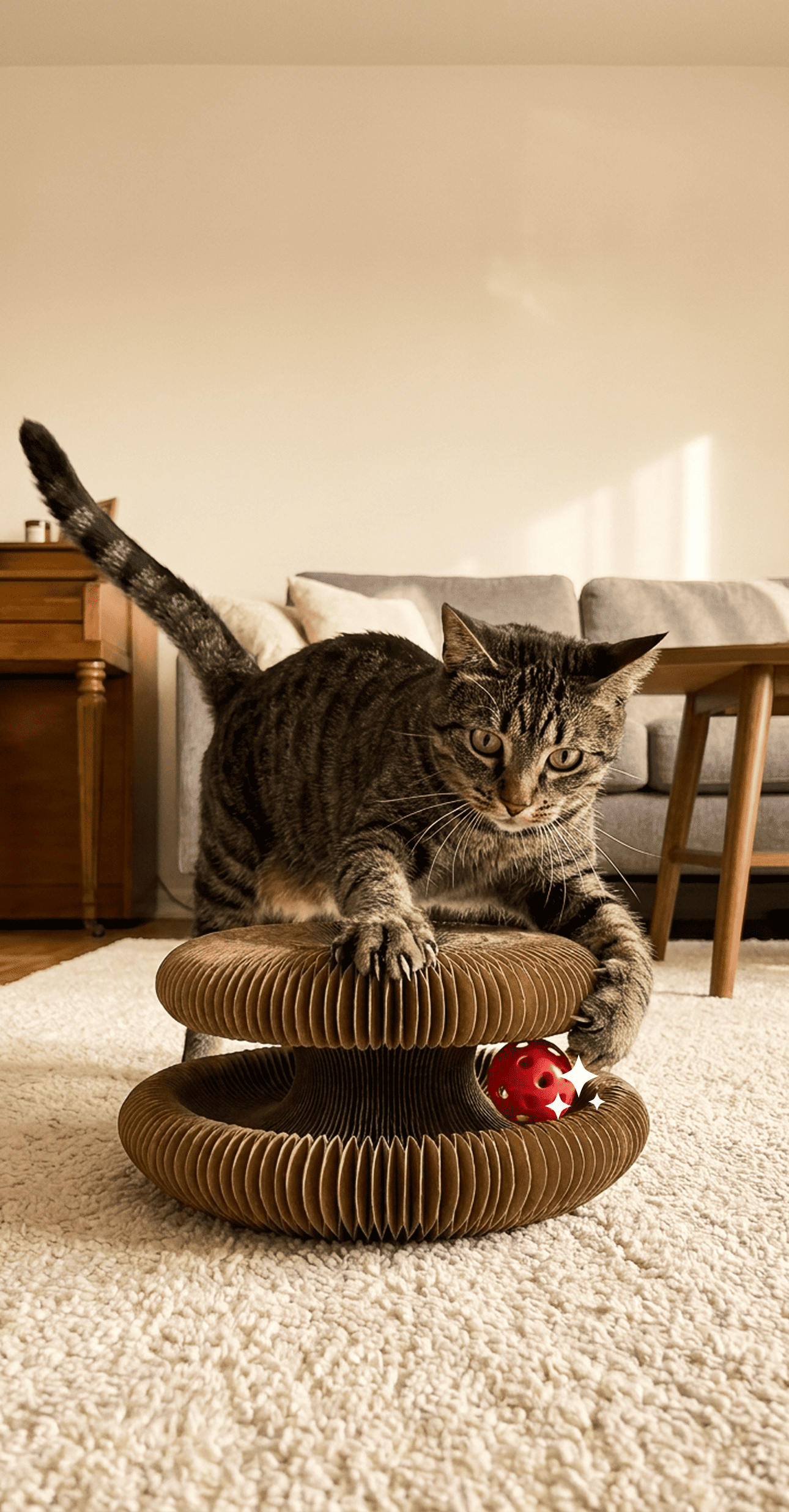 I Tested the Kitty Kurlz Scratcher So You Don't Have To!