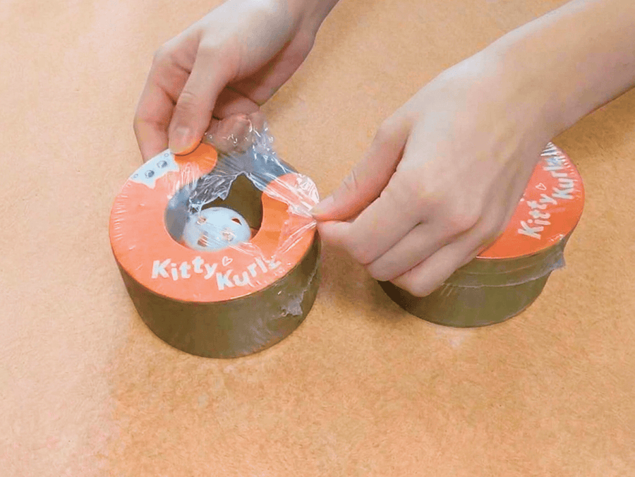 Opening the sealed plastic