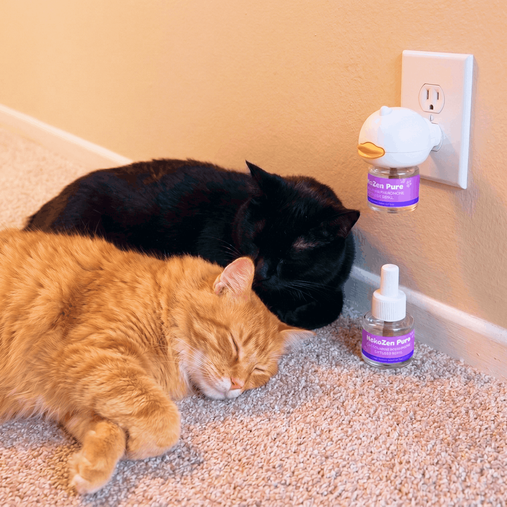 NekoZen Pure diffuser with cat